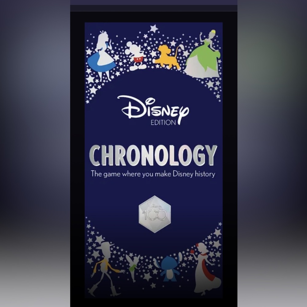🆕 Disney Chronology (Tabletop, Board or Card) Game NEW